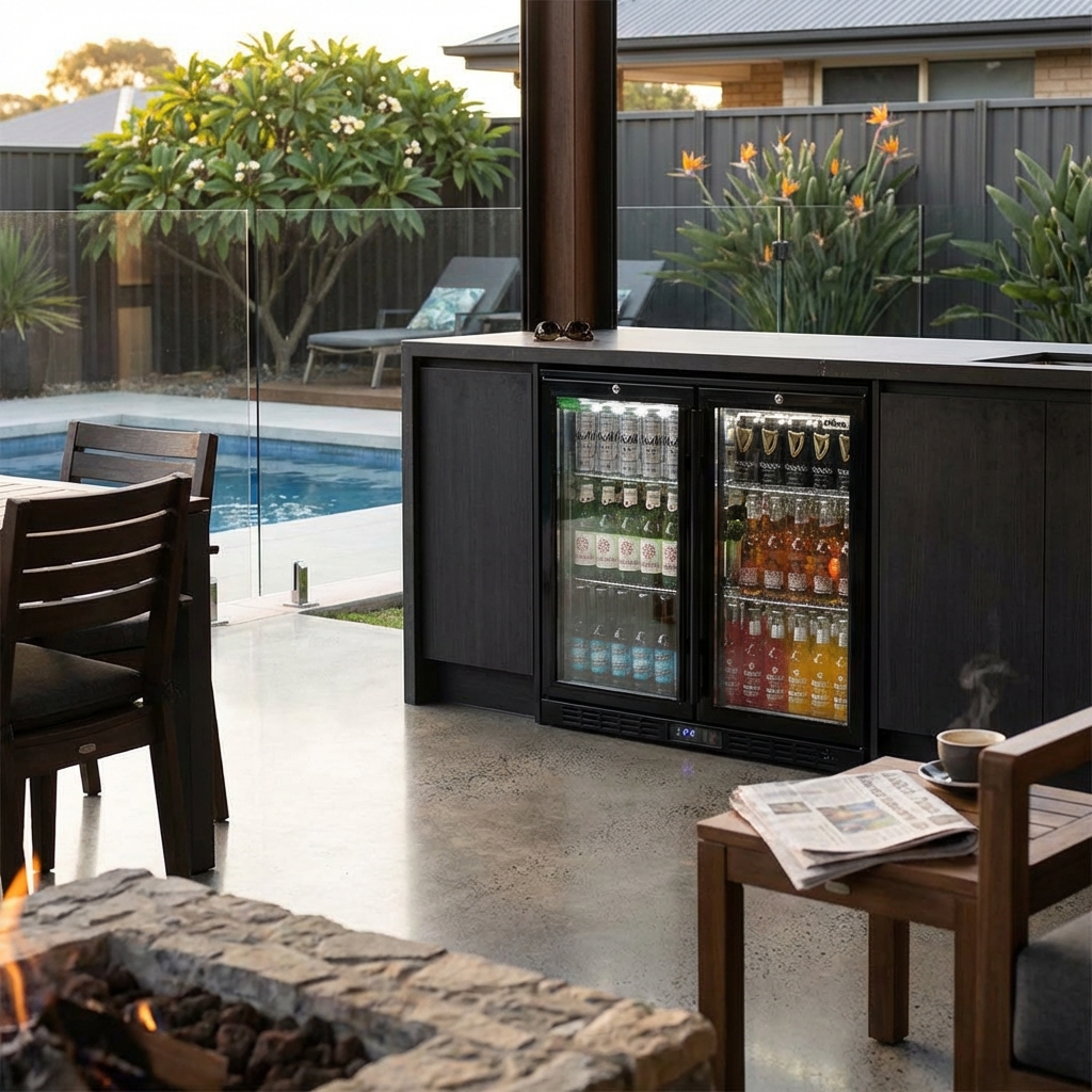 Rhino 208L Commercial 2 Door Bar Fridge – SG2 — lifestyle