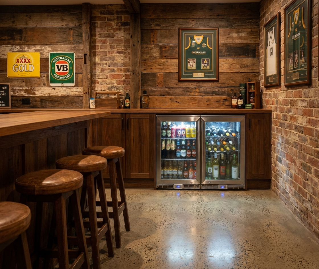 Rhino Outdoor Alfresco Matching Beer & Wine Fridges — lifestyle