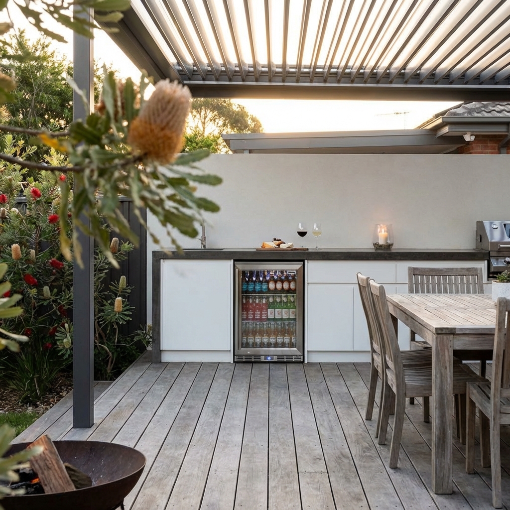 Rhino 840mm Outdoor Alfresco Bar Fridge – GSP1H-840 — lifestyle