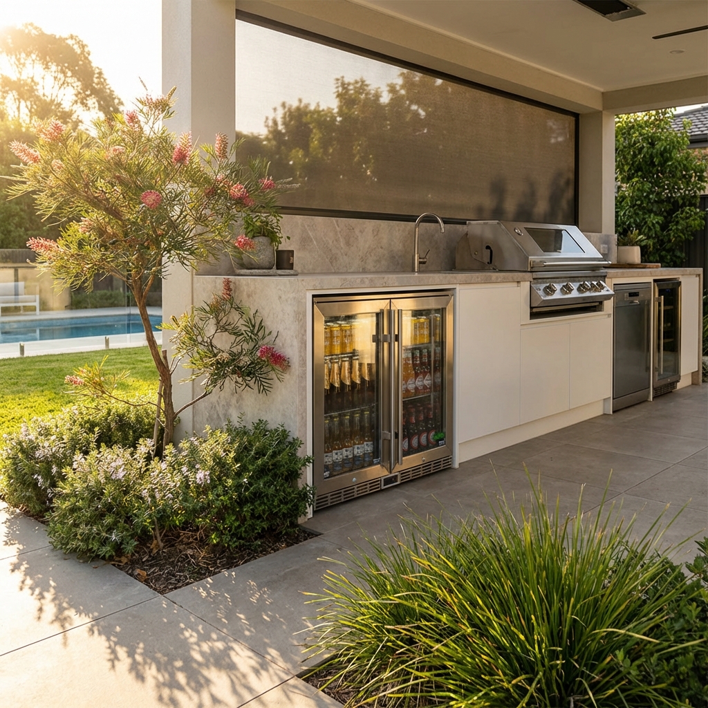 Rhino 2 Door Outdoor Alfresco Bar Fridge – GSP2H — lifestyle